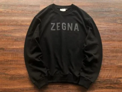 Essential ZEGNA Black Sweatshirt